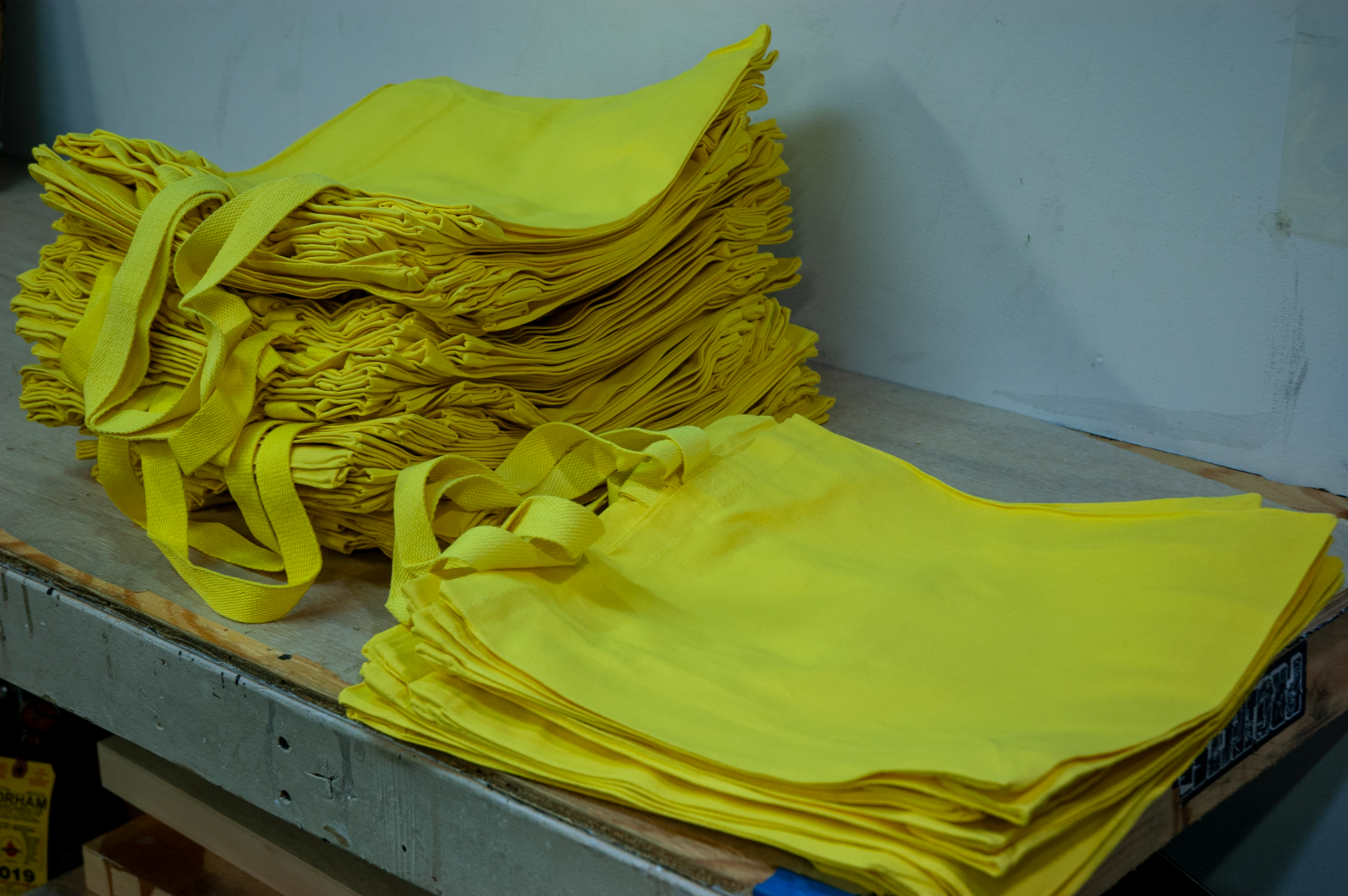 screen printed tote bags